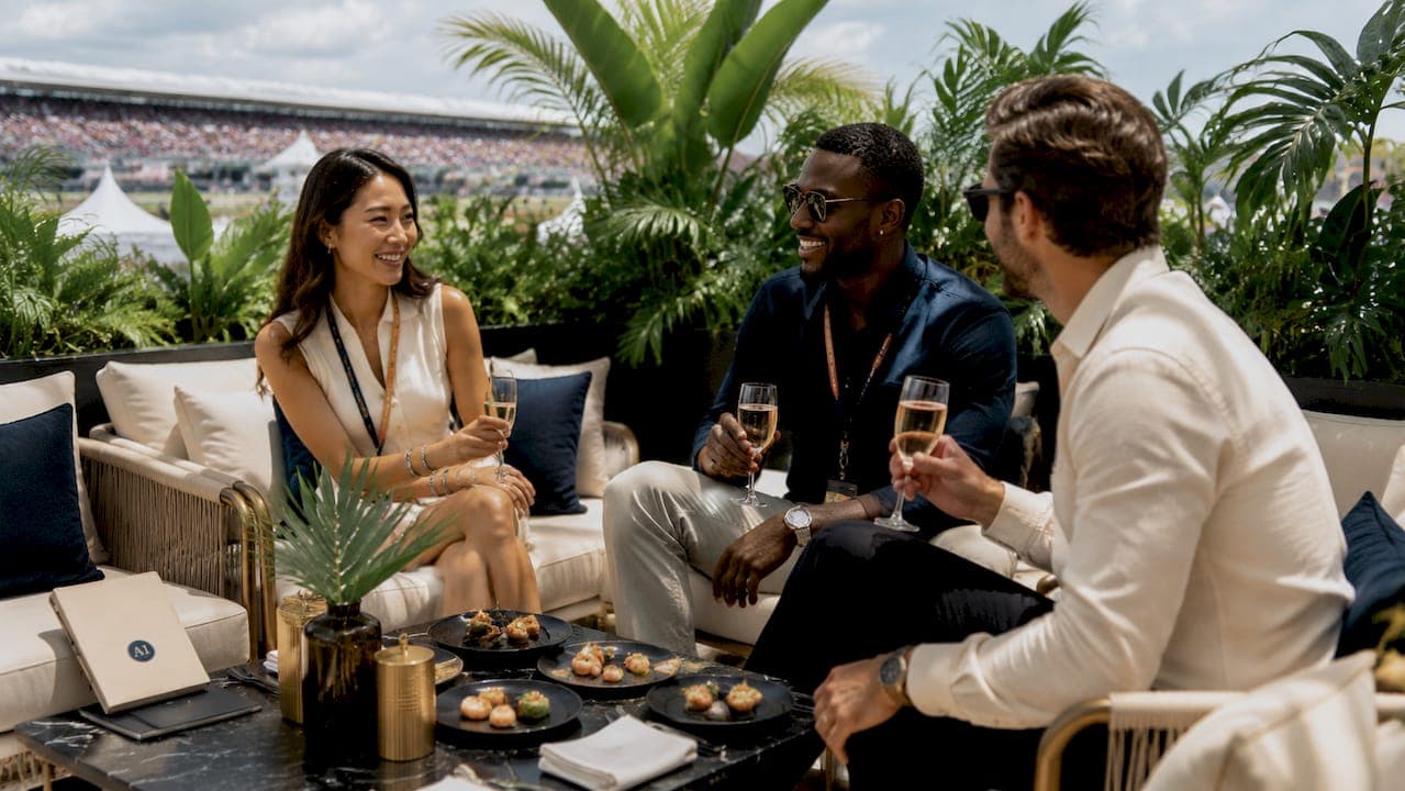 Why grand prix hospitality differs from grandstand seating