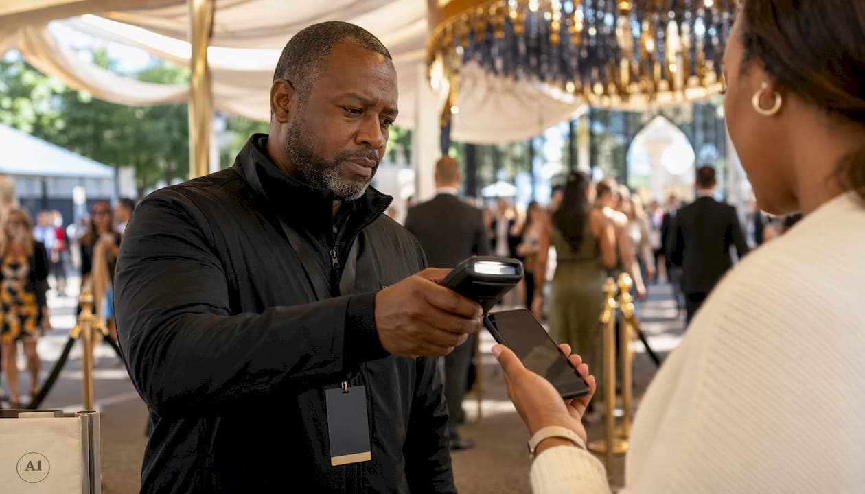Ticket verification methods checklist for VIP events